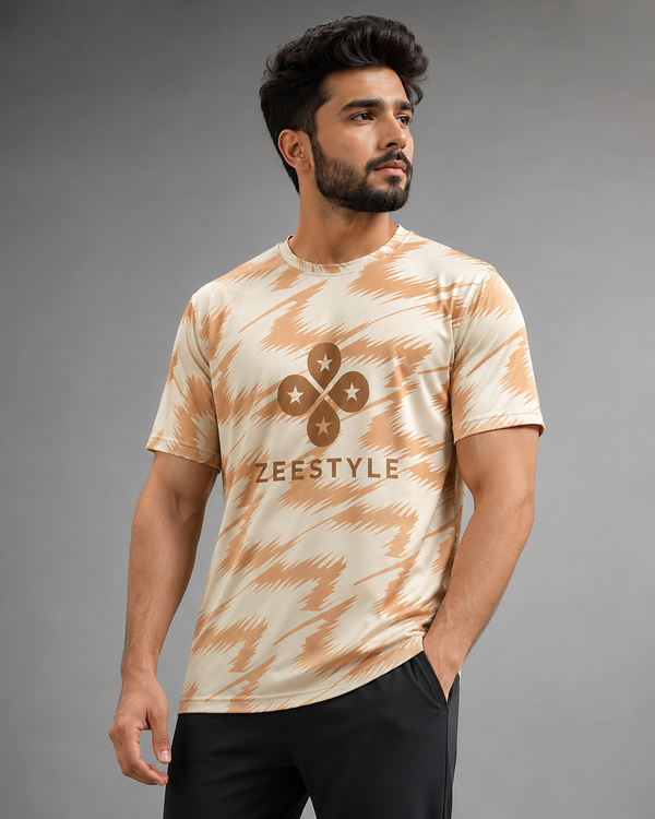 ZEESTYLE Desert Wave Activewear Tee
