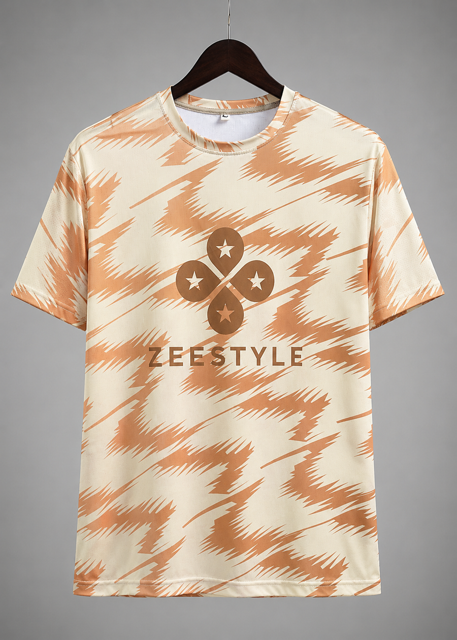 ZEESTYLE Desert Wave Activewear Tee