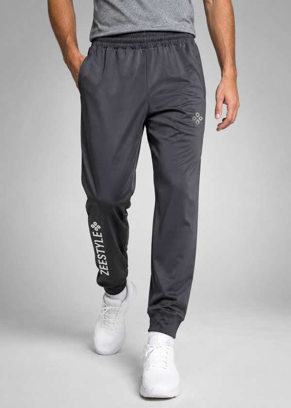 ZEESTYLE Jet Black Elite Dri-Fit Trouser