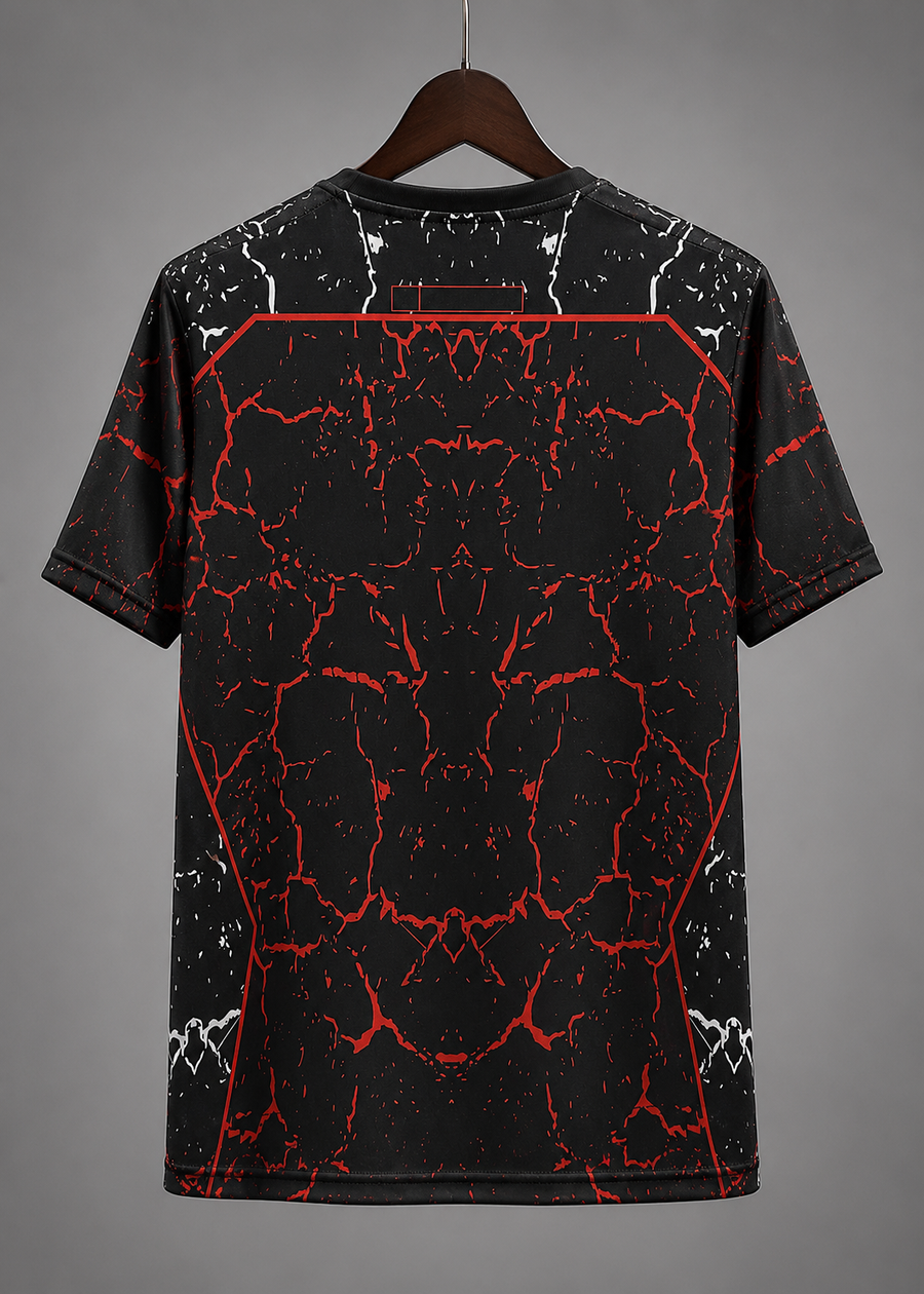ZEESTYLE Red Black Volt Series T-Shirt