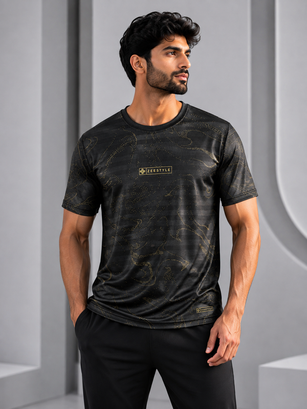 ZEESTYLE Black Performance T-Shirt