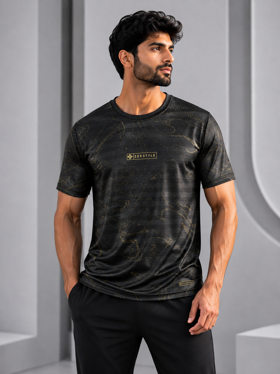 ZEESTYLE Black Performance T-Shirt