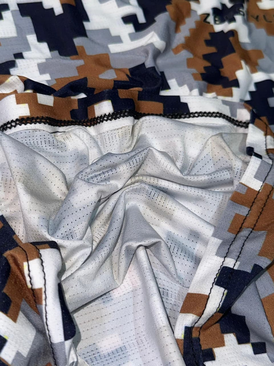 ZEESTYLE Army Desert Activewear Tee