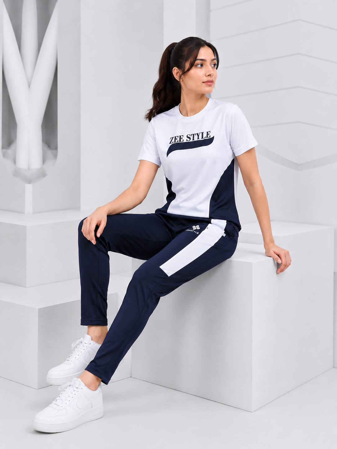 ZEESTYLE Classic Contrast Tracksuit – Women's