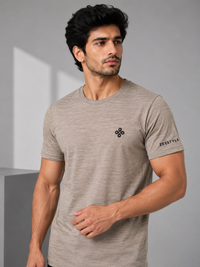 ZEESTYLE Premium Sand Beige Imported Tee