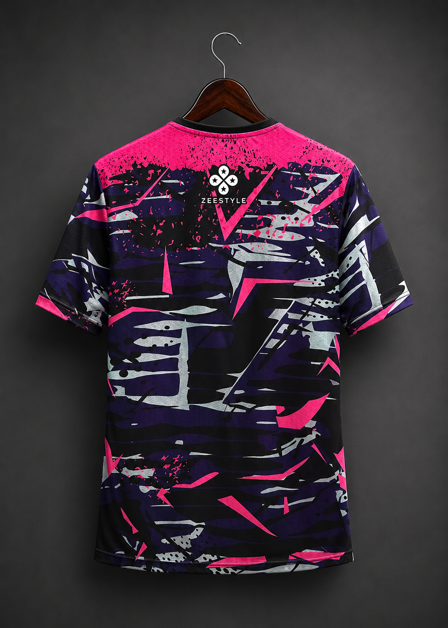 ZEESTYLE Neon Storm Performance T-Shirt