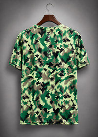 ZEESTYLE Army Green Activewear Tee